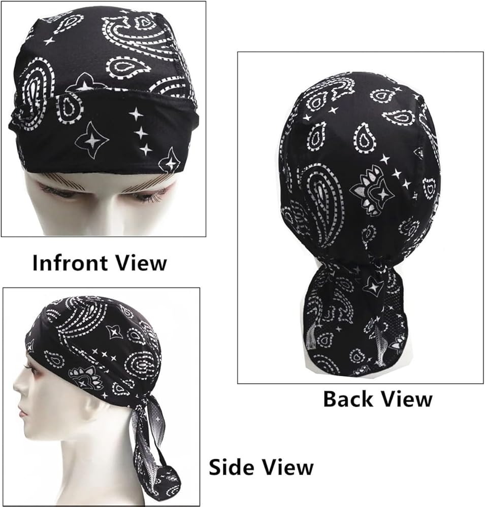 Amazon | [Yicdfur] バンダナキャップ UVカット 海賊 帽子